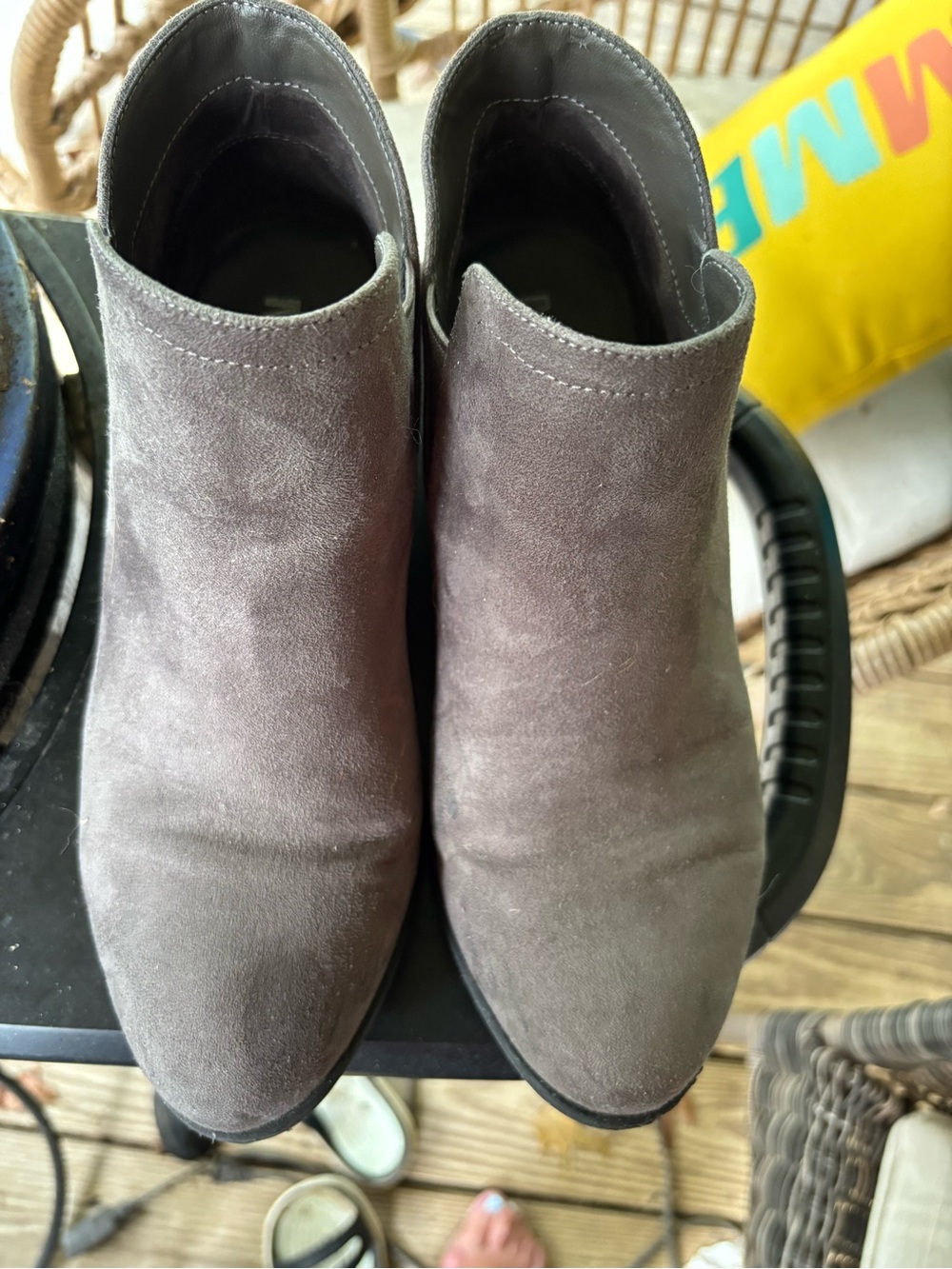 MIA women’s Gray Suede Chukka Ankle Boots, from Stitch fix sz 8